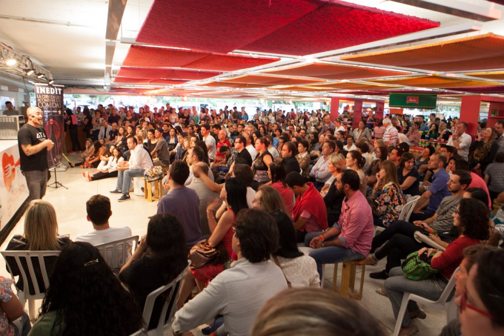 Aula-show de Alex Atala no Gastronomix - Foto: Daniel Sorrentino/Clix