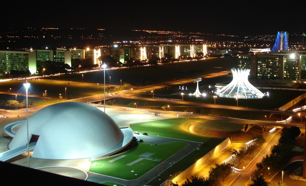 Vista noturna da capital federal: 4º Curta Brasília acontece em dezembro - Foto: Divulgação