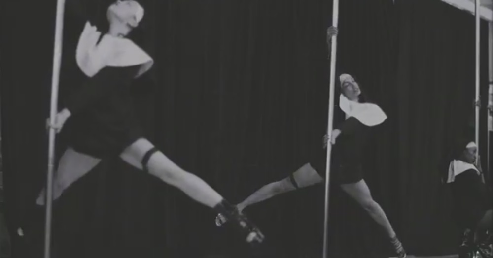 Bailarinas vestidas de freiras dançam pole dance no vídeo divulgado por Madonna - Foto: Reprodução