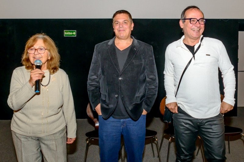 Assunção Hernandes, Rodolfo García Vázquez e Ivam Cabral anunciam o filme - Foto: André Stéfano