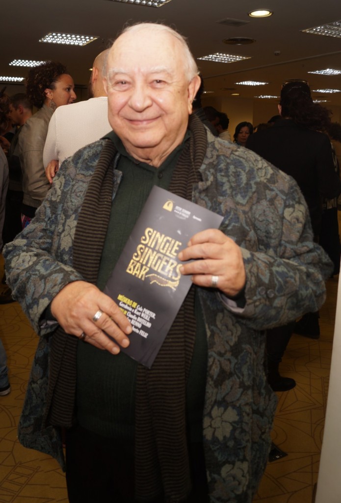 Sérgio Mamberti prestigiou a estreia - Foto: Roberto Ikeda/Divulgação