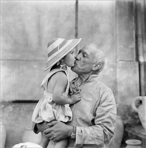 Picasso com a filha Paloma - Foto: Divulgação