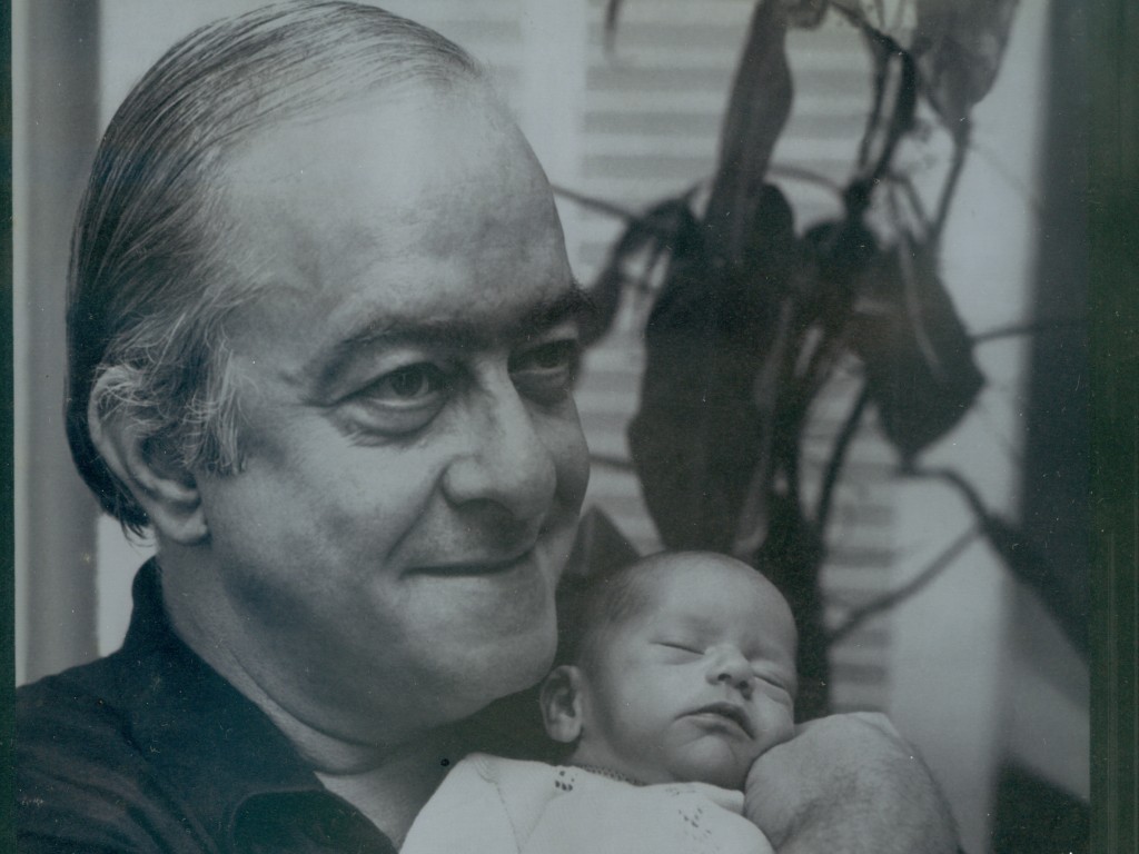 Vinícius de Moraes com a filha Maria - Foto: Divulgação