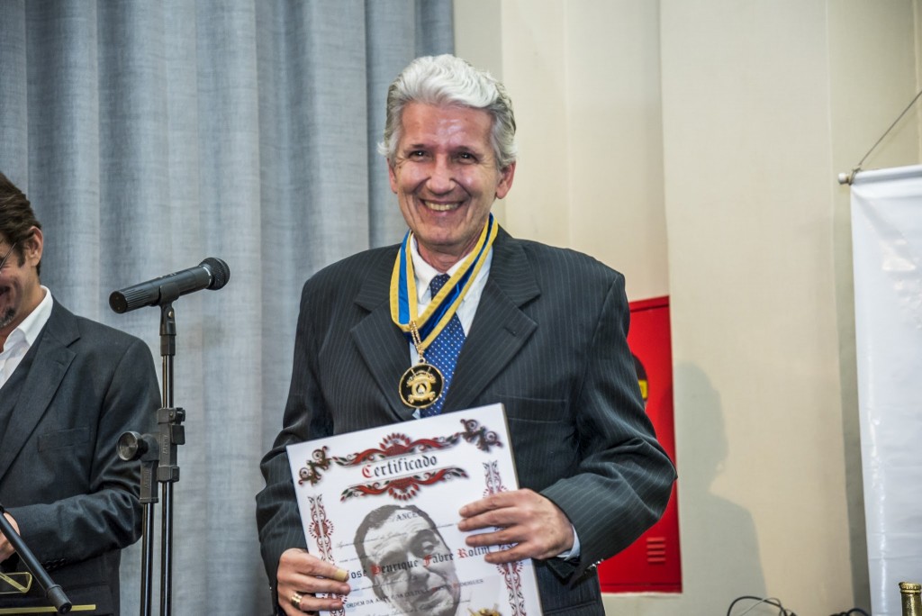 O presidente da APCA, José Henrique Fabre Rolim, ganha a Ordem Nelson Rodrigues - Foto: Chello Fotógrafo