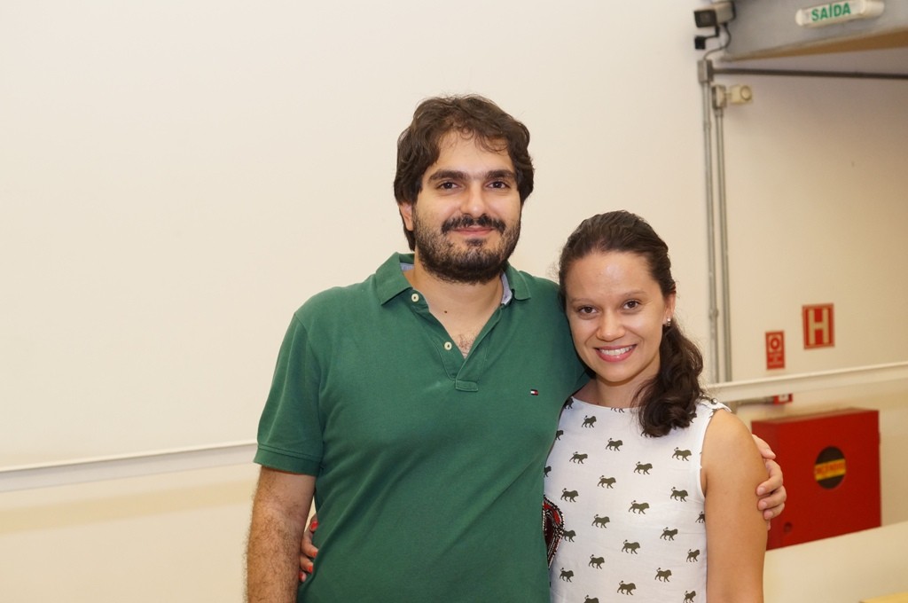 O engenheiro Tárik Feres e a jornalista Bruna Cristina Ferreira também prestigiaram a sessão - Foto: Roberto Ikeda