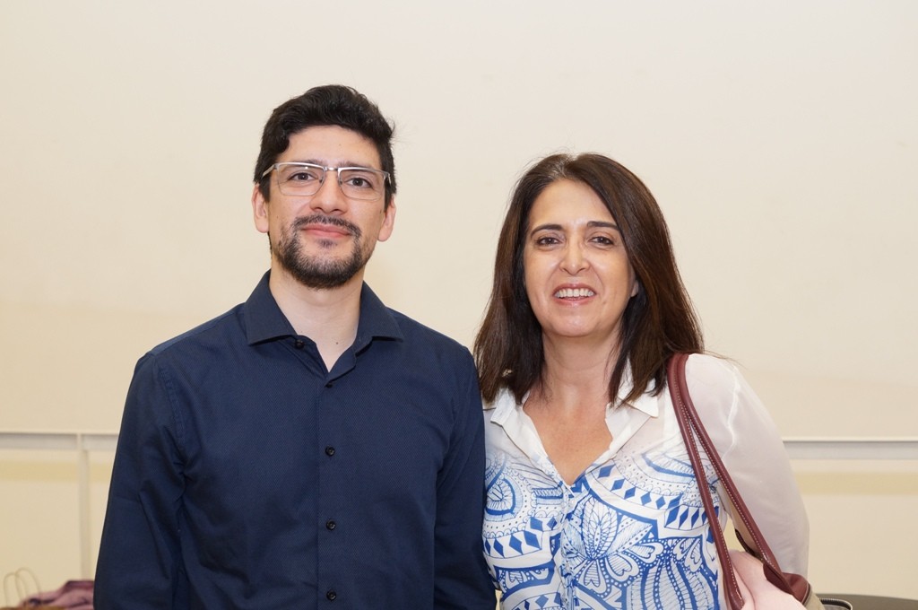 Gabriel Rivera e Ana Peñaloza, do Consulado da Argentina em São Paulo - Foto: Roberto Ikeda