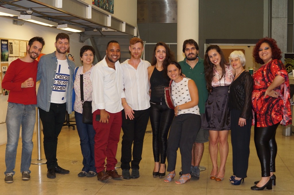 Rodrigo Sampaio, Bruno Machado, Maíra Moraes, Miguel Arcanjo Prado, Juan Manuel Tellategui, Marba Goicochea, Bruna Ferreira, Tárik Feres, Lauanda Varone, Neiva Varone e Liza Caetano - Foto: Roberto Ikeda