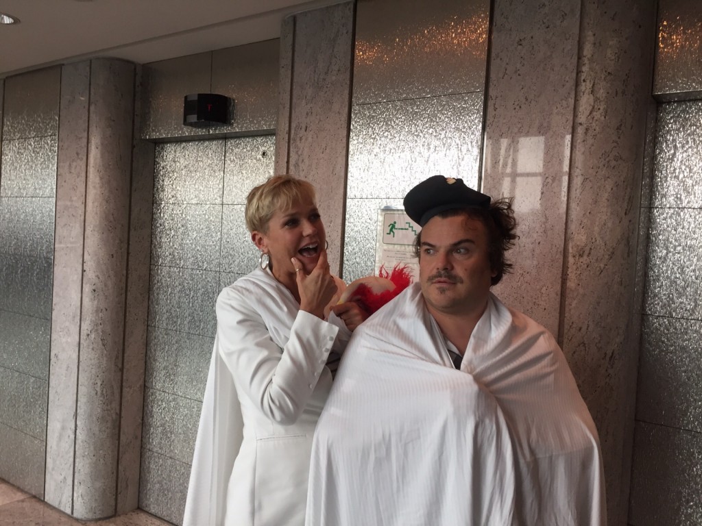 Xuxa e Jack Black causam muito em hotel de SP - Foto: Divulgação/Record