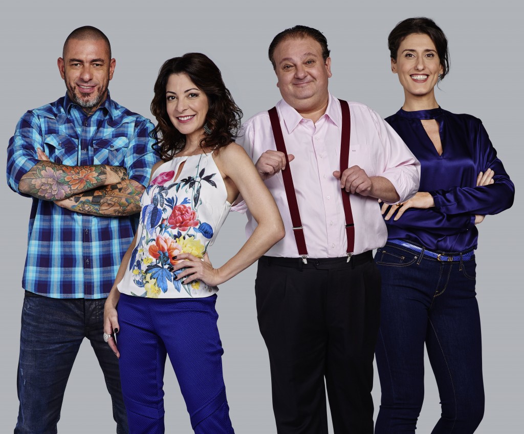 Henrique Fogaça, Ana Paula Padrão, Erick Jacquin e Paola Carosella - Foto: Divulgação/Band