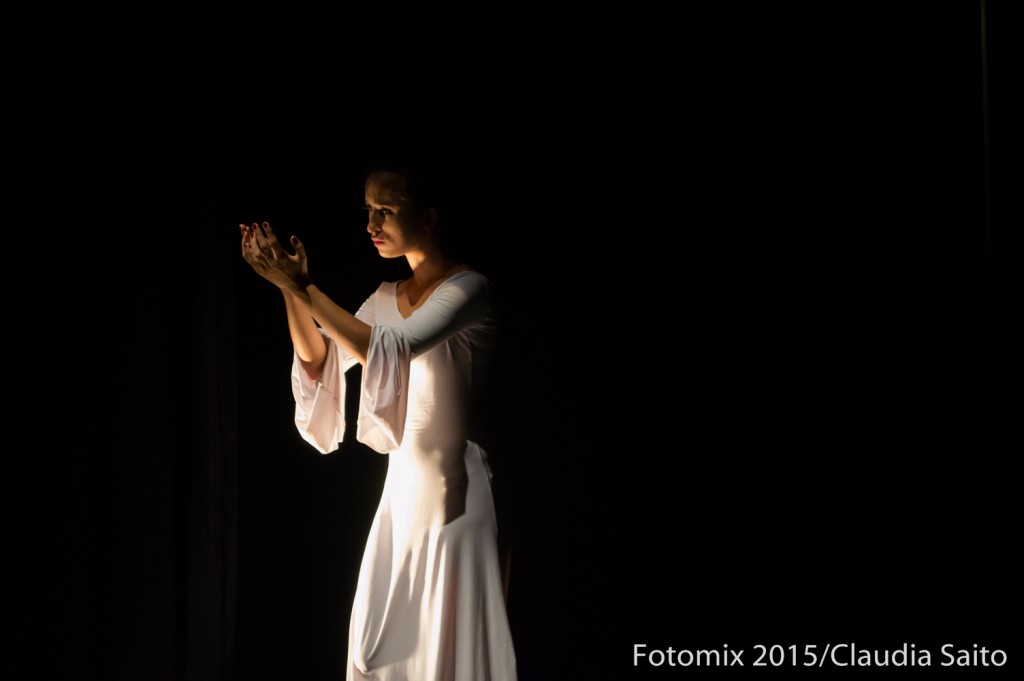 Luciana Brandão em Leve Cicatriz, com texto e direção de Léo Kildare Louback - Foto: Claudia Saito/Coletivo Fotomix