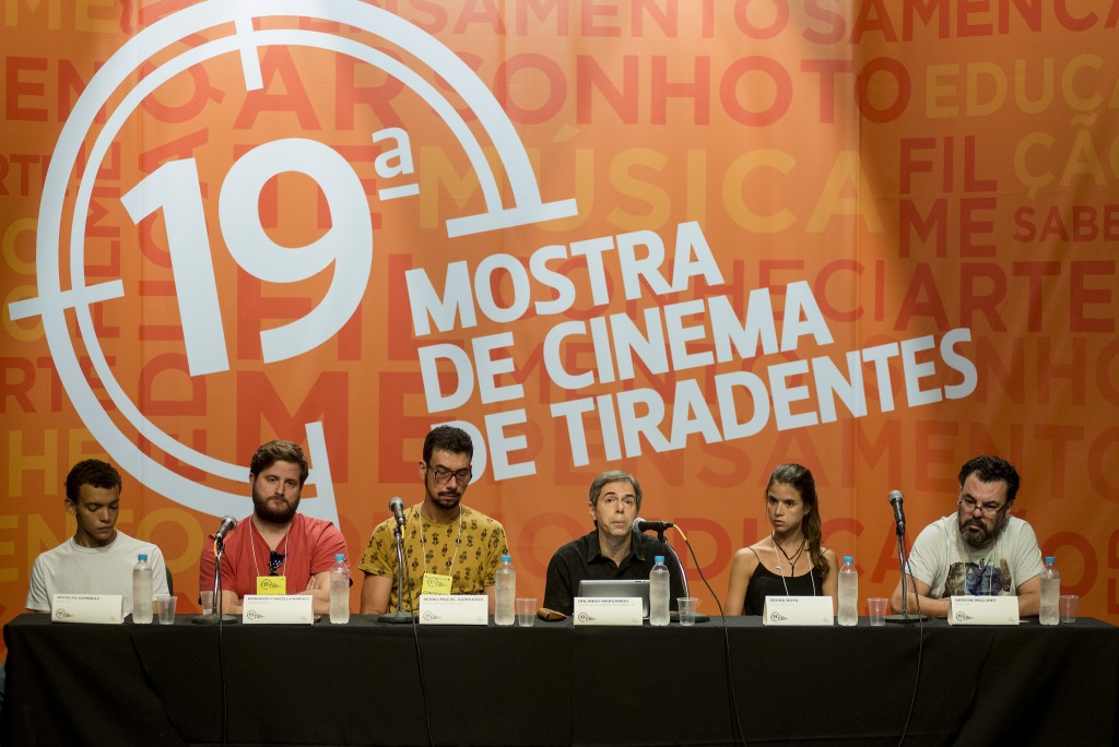 Bate-papo com público e crítica sobre o filme Urutau, com presença do crítico Orlando Margarido e mediação de Pedro Maciel Guimarães - Foto: Jackson Romanelli/Universo Produção/Divulgação