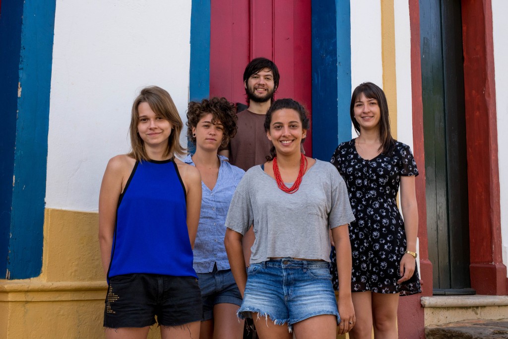  Juri Jovem: Gabriela Albuquerque, Giselle Ferreira, Gabriel Leal, Luisa Lanna e Jéssica Ribeiro - Foto: Leo Lara/Universo Produção/Divulgação