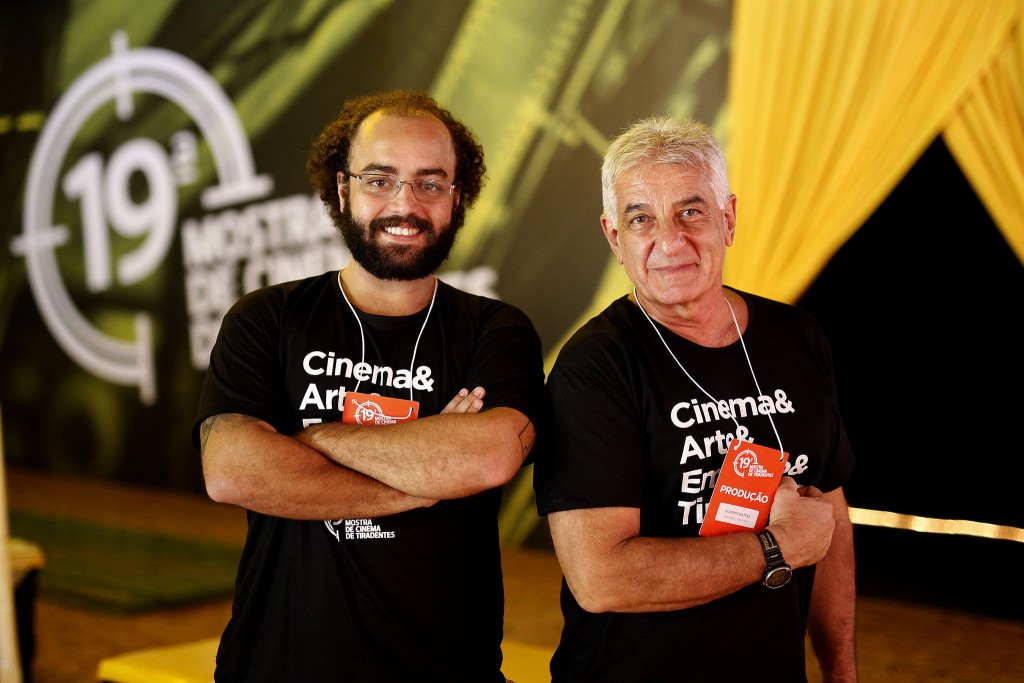 Os síndicos do Cine- Tenda, Gustavo Goulart e Roberto Gattás - Foto: Leo Lara/Universo Produção/Divulgação