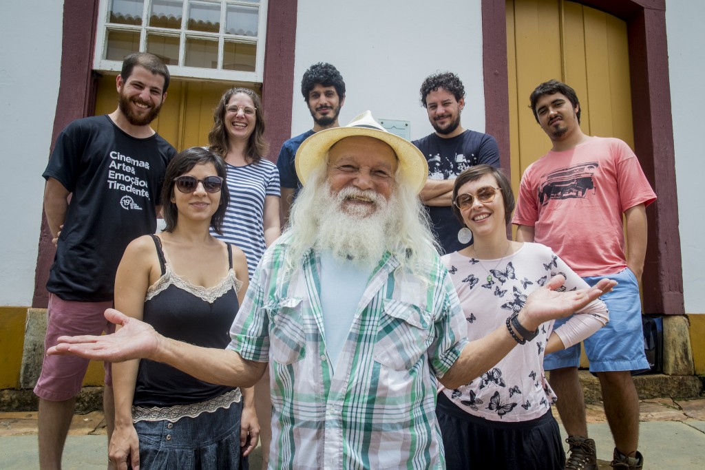 Diretores da Mostra Aurora: Henrique Borela, Marcela Borela, Tiao, Thiago B. Mendonca, Miguel Antunes Ramos, Aline Portugal, Luiz Paulino Santos e Julia De Simone - Foto: Leo Lara/Universo Produção/Divulgação