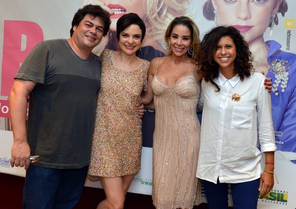 Fernando Philbert, Maria Eduarda de Carvalho, Danielle Winits e Cássia VillasBôas - Foto: Cristina Granato/Divulgação