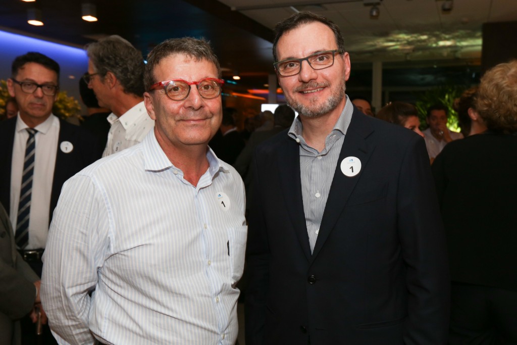 Nabil Bonduk (secretário municipal de cultura de São Paulo) e Fabio Luchetti (presidente da Porto Seguro) - Foto: Divulgação