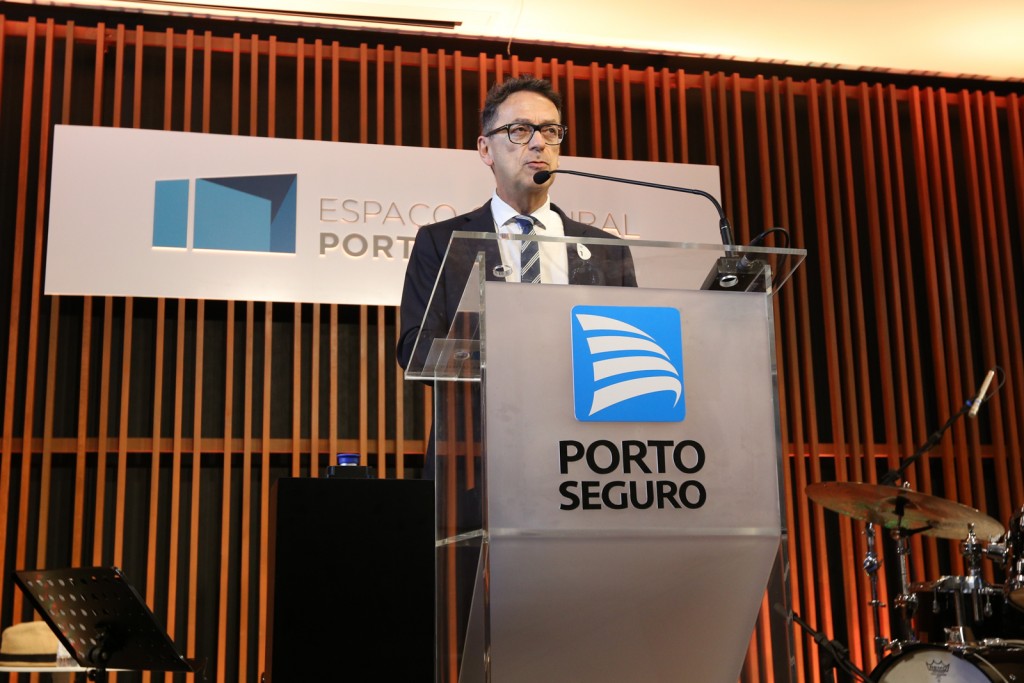 O secretario de Cultura do Estado de São Paulo, Marcelo Mattos Araújo, também discursou - Foto: Divulgação