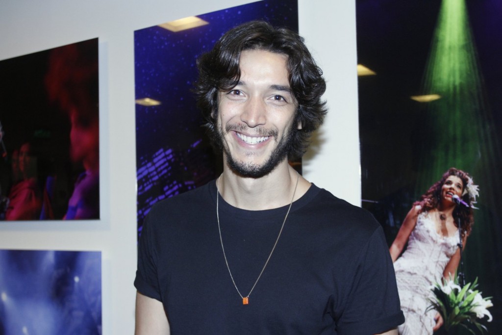 O ator Pedro Bosnich também foi ao show - Foto: Divulgação