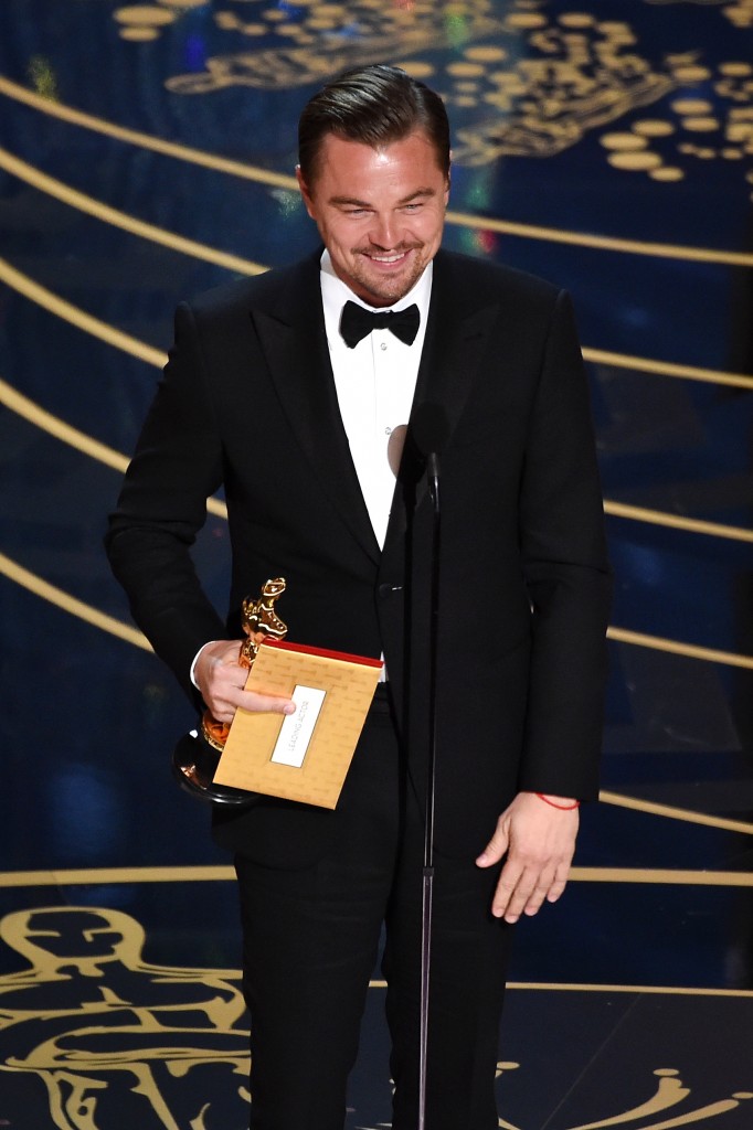 Leonardo DiCaprio foi a grande estrela da noite do Oscar 2016 - Foto: Divulgação