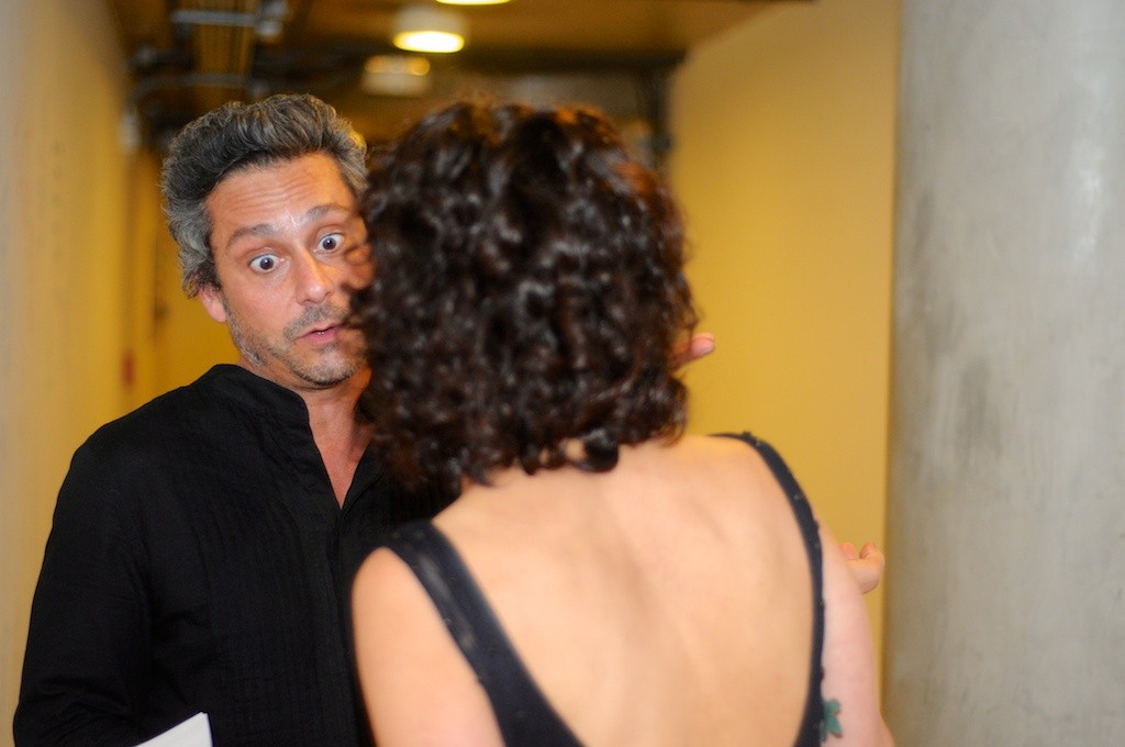 Alexandre Nero conversa com Fernanda D'Umbra - Foto: Bob Sousa