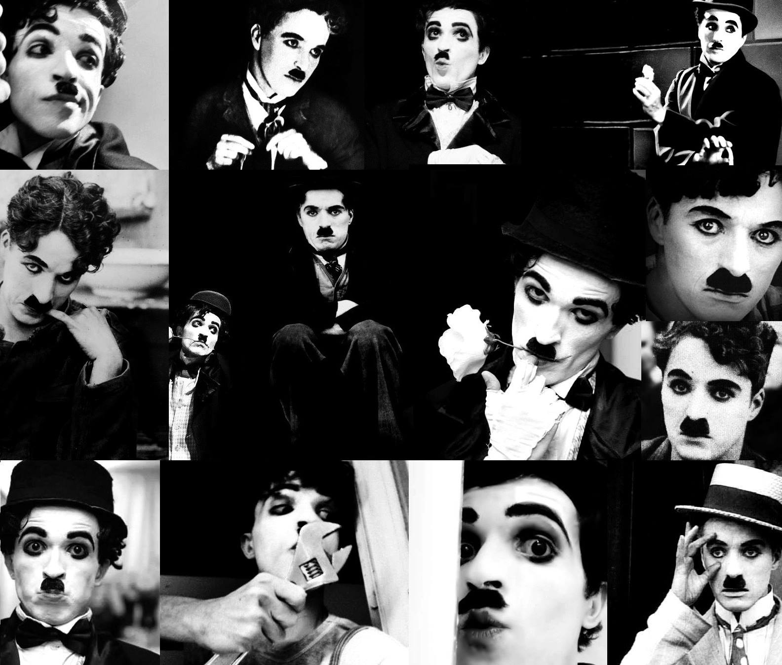 Carlitos por Charles Chaplin e Kiury: homenagem ao ídolo - Foto: Divulgação