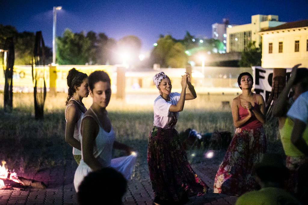 Mulheres na Ocupação da Funarte MG: homens machistas e homofóbicos serão expulsos - Foto: Bruna Brandão/Divulgação