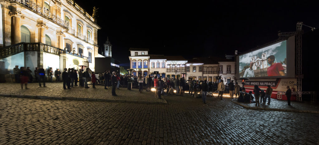 Cine BNDES na Praça Tiradentes - Foto: Leo Lara/Universo Produção