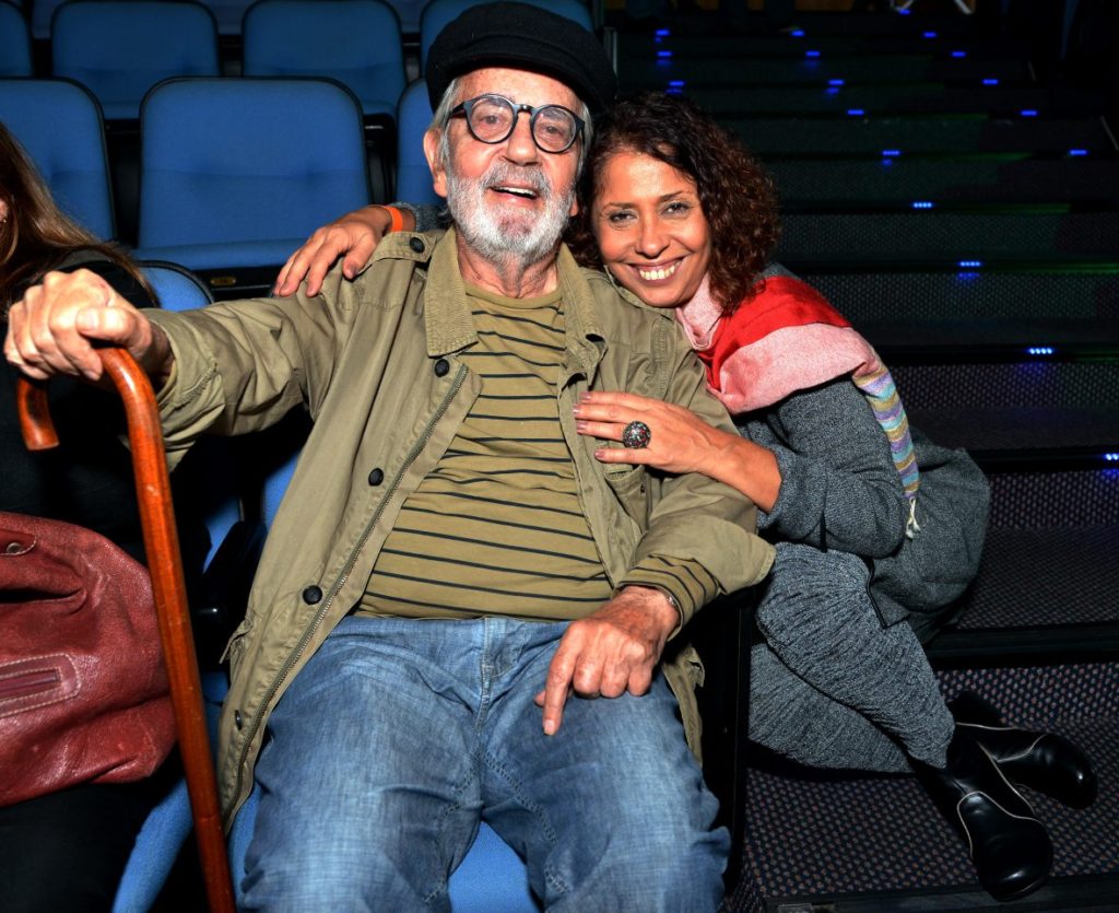 Paulo José e Ana Luisa Lima na plateia do Sesc Ginástico - Foto: Cristina Granato/Divulgação