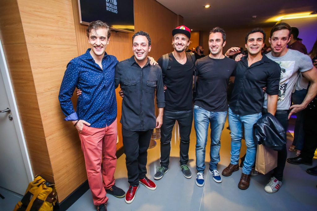 Marcel Octavio, Marcelo Medici, Felipe Mafra, Felipe de Carolis e Thiago Machado - Foto: Edson Lopes Jr.