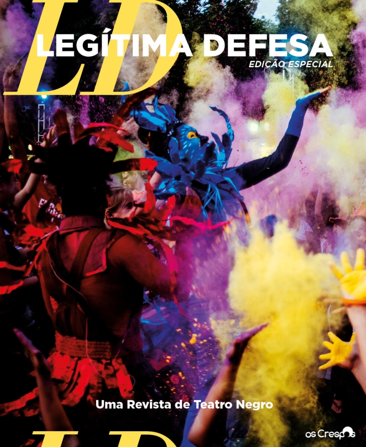Capa da Legítima Defesa - Uma Revista de Teatro Negro - Nº 3 – Foto: Isabela Borghese/Divulgação © Blog do Arcanjo 2021