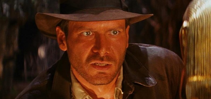 Harrison Ford como Indiana Jones em Os Caçadores da Arca Perdida: fenômeno pop em 1981 - Foto: Paramount Pictures/Divulgação - Blog do Arcanjo