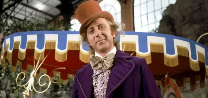 Gene Wilder como Willy Wonka na primeira versão de A Fantástica Fábrica de Chocolate - Foto: Divulgação - Blog do Arcanjo - 2021