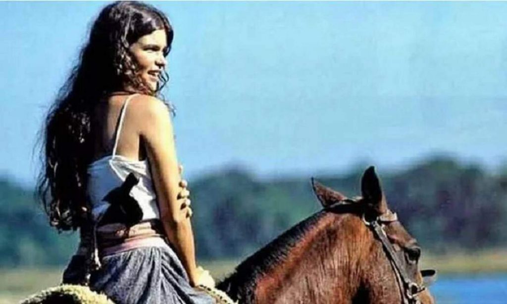 Cristiana Oliveira cavalga em Pantanal, eterna Juma Marruá - Foto: Divulgação - Blog do Aranjo