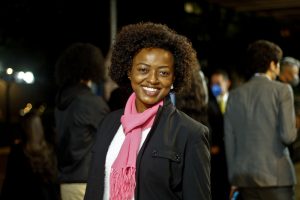 Aline Torres, secretária de Cultura da Cidade de São Paulo, no tapete vermelho do 8º Prêmio Bibi Ferreira - Foto: Bruno Poletti - Blog do Arcanjo