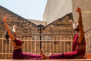 Cia Pé no Mundo de dança com Cláudia Nwabasili e Roges Doglas na SP Escola de Teatro - Foto: Edson Lopes Jr. - Blog do Arcanjo