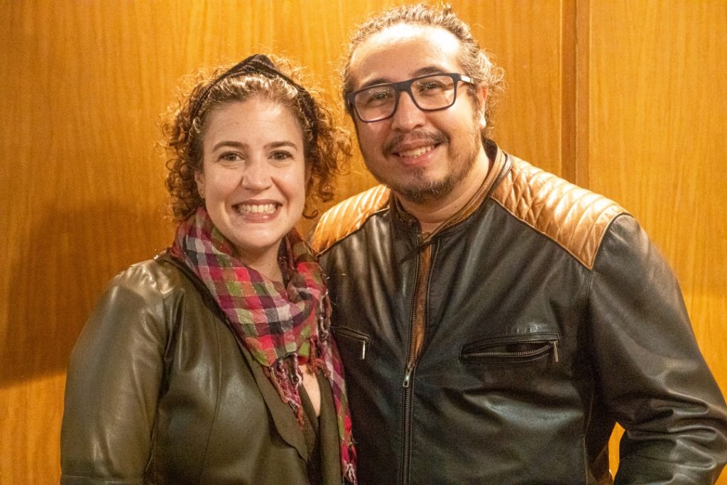 A atriz e diretora Carina Gregorio e o produtor e diretor Marllos Silva prestigiaram a estreia do musical Assassinato para Dois no Teatro das Artes - Foto: Edson Lopes Jr. - Blog do Arcanjo