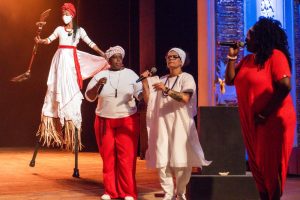 Ilu Obá De Min, vencedor em Especial, no Prêmio Arcanjo de Cultura 2021 no Theatro Municipal de São Paulo - Foto Edson Lopes Jr. - Blog do Arcanjo