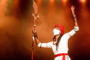 Ilu Obá De Min, vencedor em Especial, no Prêmio Arcanjo de Cultura 2021 no Theatro Municipal de São Paulo - Foto Edson Lopes Jr. - Blog do Arcanjo