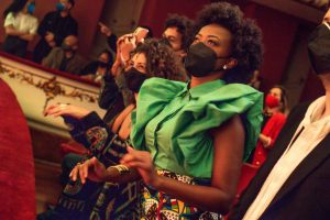 Aline Torres, secretária de Cultura da Cidade de São Paulo, no Prêmio Arcanjo de Cultura 2021 no Theatro Municipal de São Paulo - Foto Edson Lopes Jr. - Blog do Arcanjo