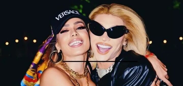 Anitta e Pabllo ficaram juntinhas no Coachella - Foto: Reprodução/Instagram/@pabllovittar - Blog do Arcanjo