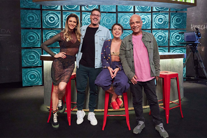 Fernanda Lima, Valentina Bandeira e Claudio Manoel são os convidados de Fábio Porchat - Foto: Juliana Coutinho – Blog do Arcanjo