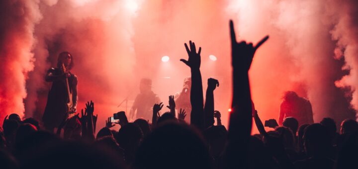 people in concert