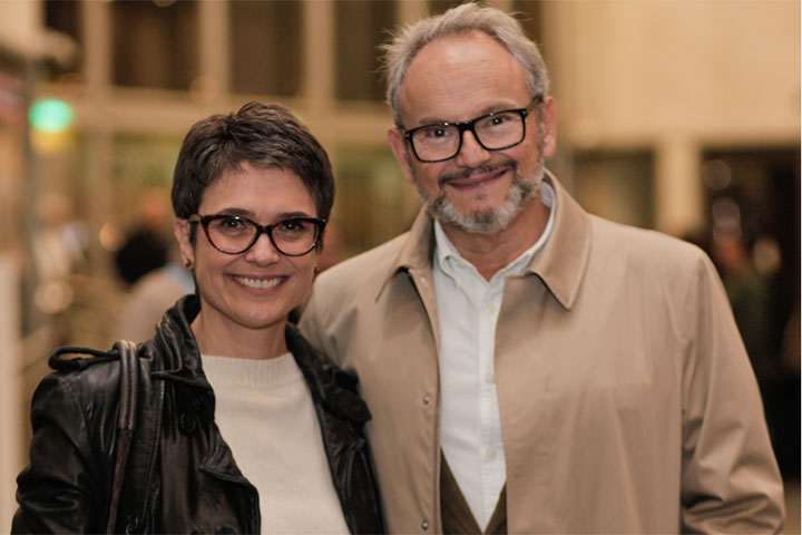 O casal de jornalistas Sandra Annenberg e Ernesto Paglia - Foto: Bruno Poletti – Blog do Arcanjo