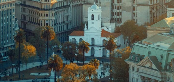 plaza de mayo city square in buenos aires argentina
