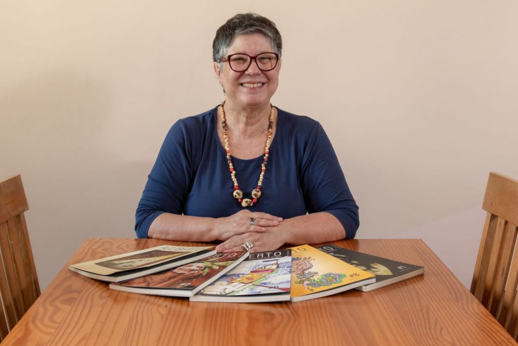 Silvana Garcia, coordenadora da Revista A[L]BERTO.