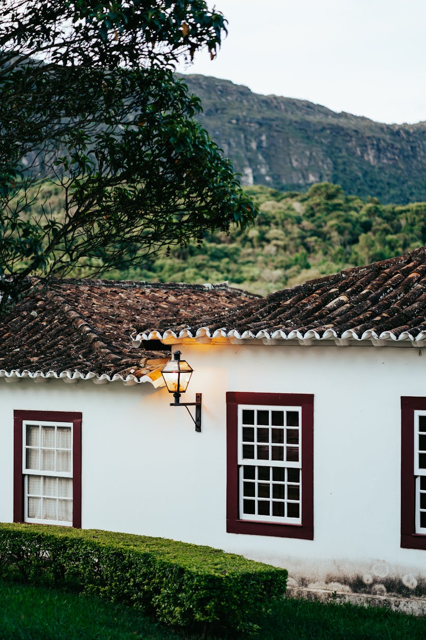 facade of fazenda cachoeira grande near vassouras rio de janeiro state brazil